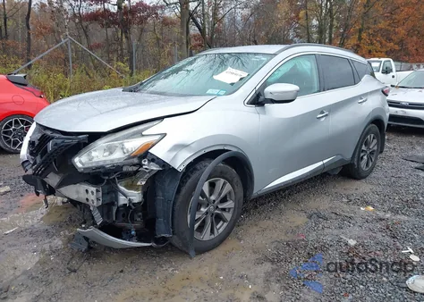 2015 Nissan Murano Sv из США, поврежденный, VIN 5N1AZ2MH8FN281588